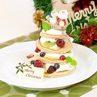 【ママパン】クリスマスパンケーキ